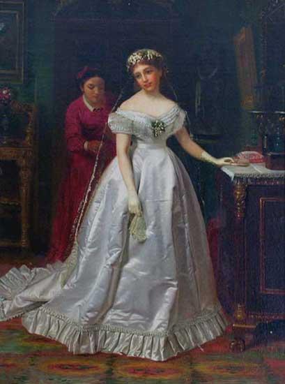John George Brown The Bride France oil painting art